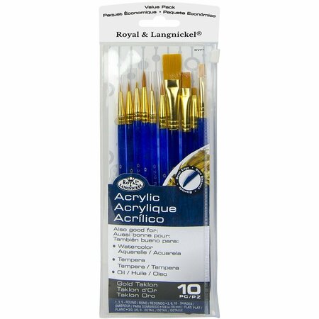 ROYAL BRUSH 10 GLD TAK-BRUSH SET SUP VAL PK SVP1